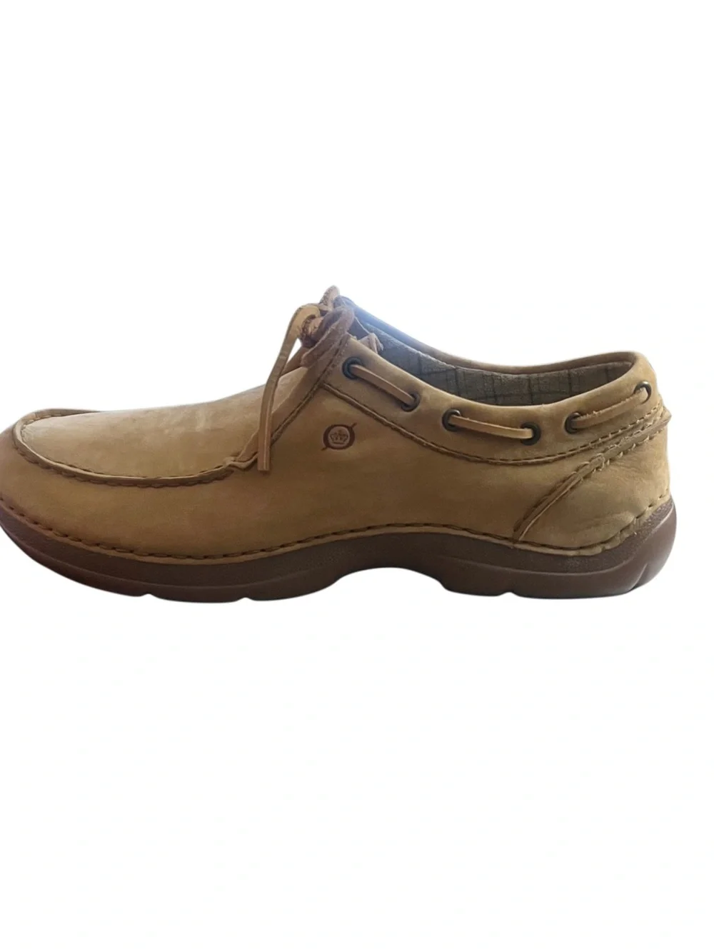 Born Men's Tan Suede Casual Loafer Sz 10